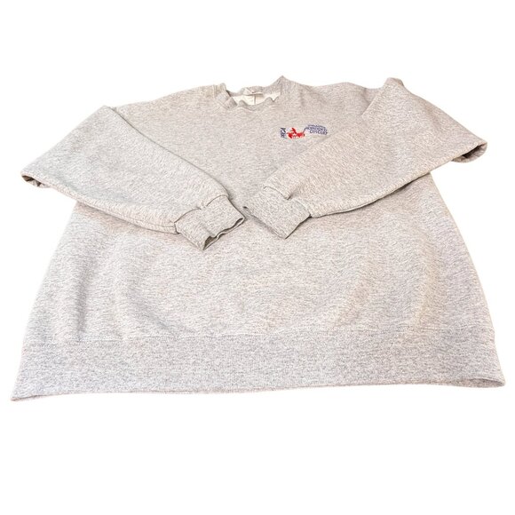 Retro 90's PRCA Prairie Pro Rodeo Circuit Gray Crewneck Sweatshirt Unisex Large - Picture 3 of 8